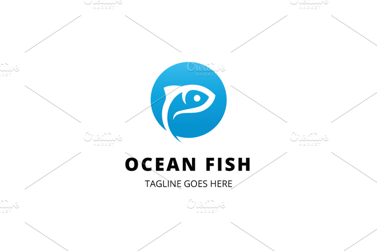 Ocean Fish Logo, a Branding & Logo Template by Brahmma (Photo 1 of 3)