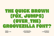 Groovezilla - Retro Bold Fonts, a Sans Serif Font by Dikas Studio (Thumbnail 2 of 20)