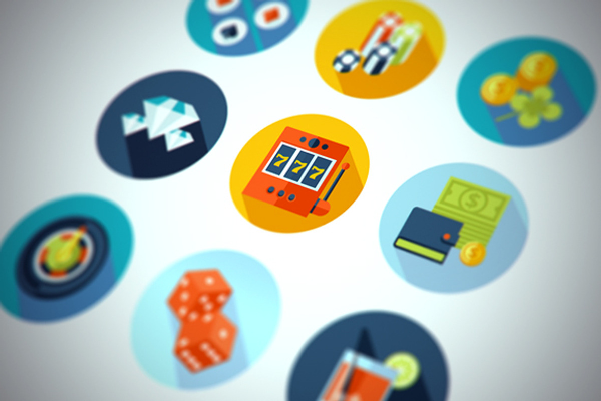 Set of flat casino icons., an Icon by painterr (Photo 1 of 4)