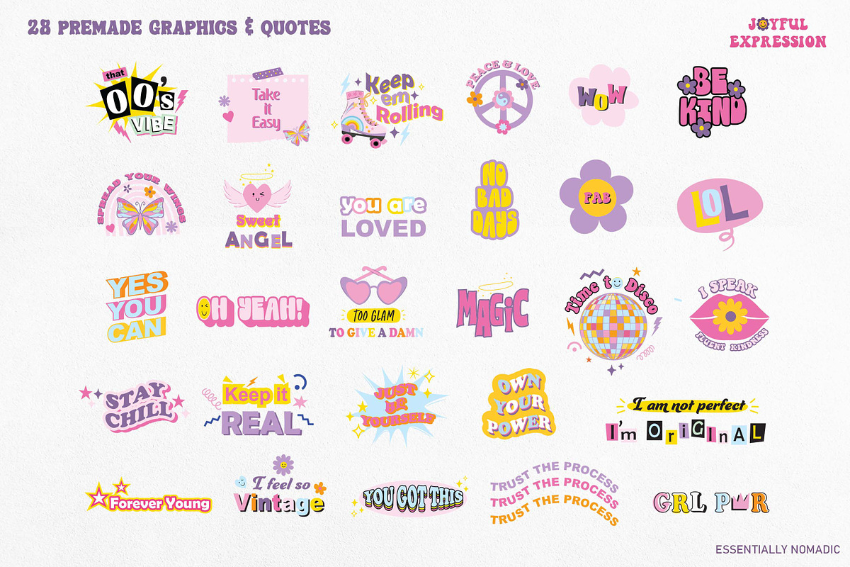 90s-Y2K Graphic Pattern Collection, an Object Graphic by Essentially Nomadic (Photo 12 of 17)