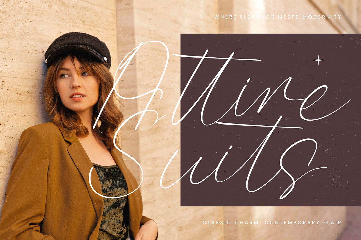 Quality Nosting Modern Signature, a Script Font by Letterena Studios Script (Photo 6 of 15)