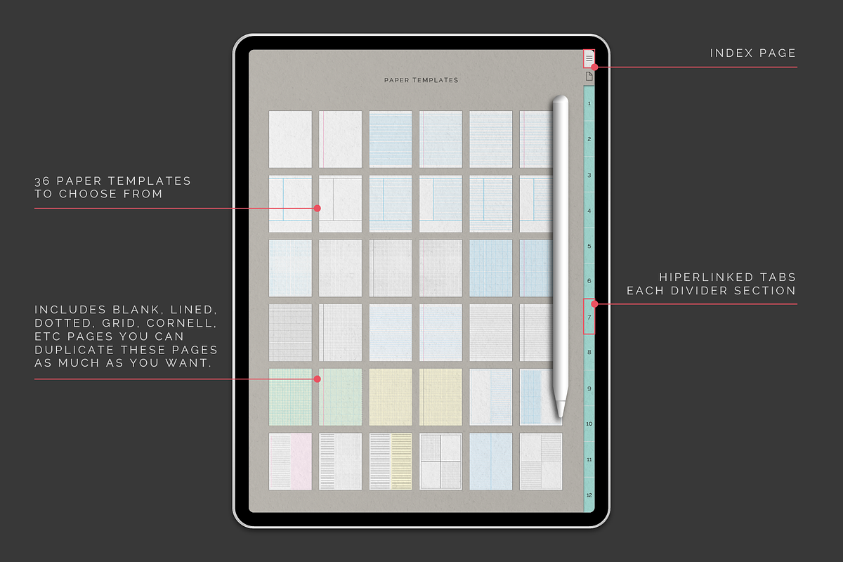 Digital Hyperlinked Notebook, a Brochure Template by Santo Romero (Photo 3 of 7)