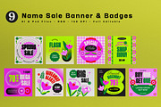 Pink Y2K Spring Sale Banner, an UI Kit Template by graphicook (Thumbnail 1 of 6)
