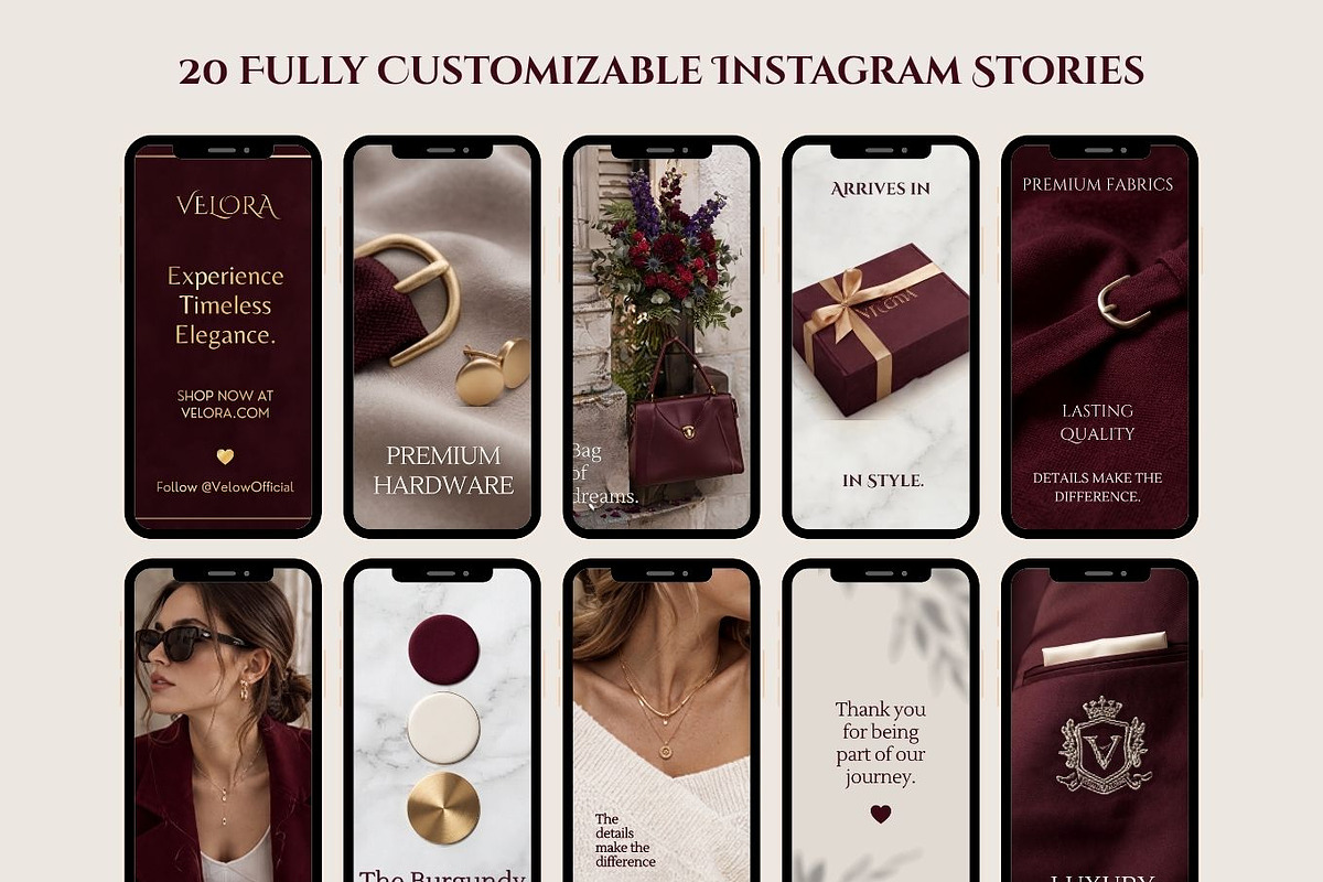 Fashion Brand Instagram Template Kit, a Social Media Template by Arslan (Photo 4 of 7)