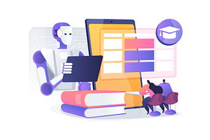AI Personalized Learning for, an Education Illustration by Visual Generation