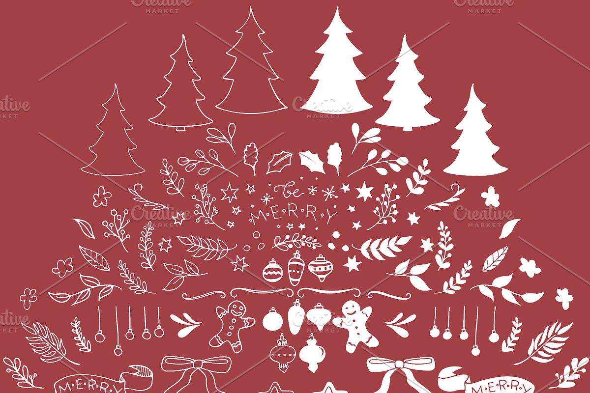 139 Holiday Design Elements, an Illustration by Foxtail Pine Studio (Photo 5 of 5)