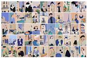 FRENCH MOODS - Art Prints Collection, a Background Graphic by lerinartstudio (Thumbnail 9 of 11)