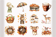 Cottagecore Fall Clipart, an Illustration by Design Market (Thumbnail 2 of 5)