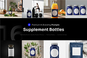Supplement Bottles AI Prompt, a Health & Medical Photo by cidcud_graphic (Thumbnail 1 of 2)