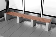 Bus Shelter 3D Model, an Architecture 3D Model by mrfauzi (Thumbnail 2 of 12)