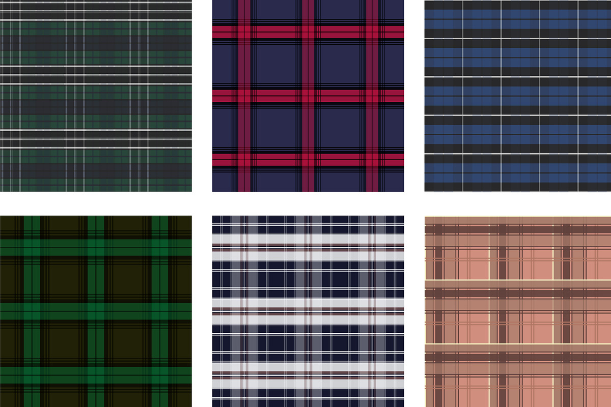 seamless plaid flannel pattern, a Pattern Graphic by Brainware Graphic (Photo 9 of 9)
