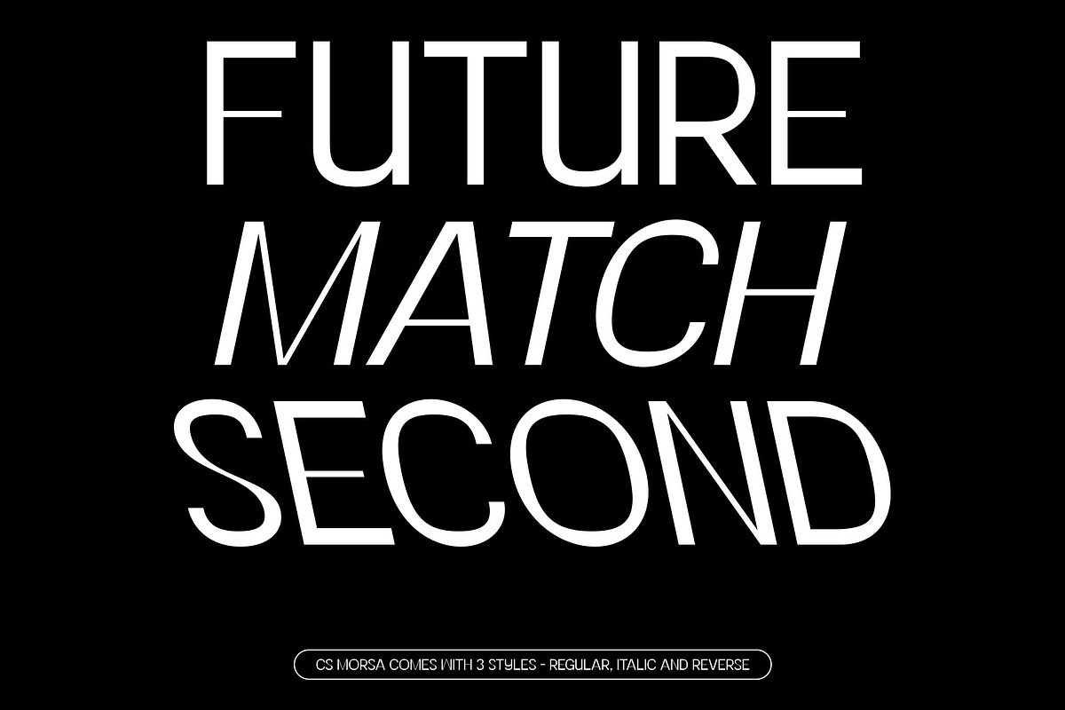 CS Morsa – Modern Sans Serif, a Sans Serif Font by Craft Supply Co. (Photo 2 of 8)
