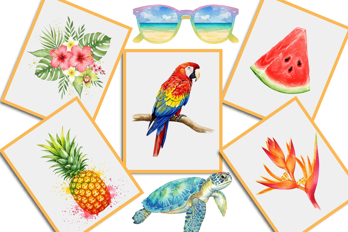 Modern Tropical Huge Collection, an Illustration by Creative Art (Photo 8 of 9)