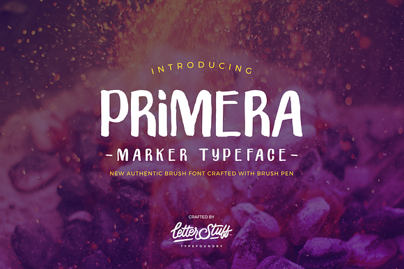 Primera Marker Typeface preview 7
