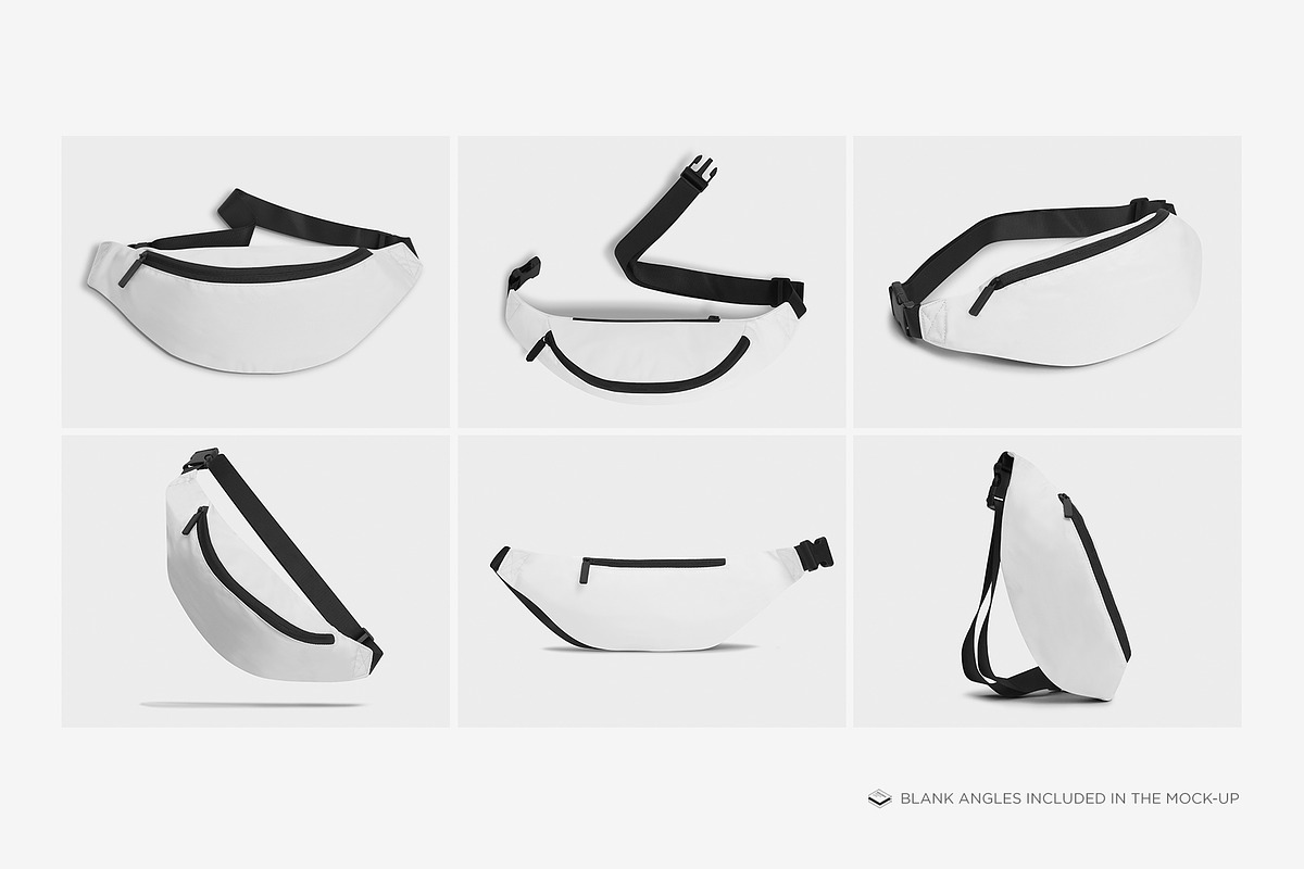 Waist Bag Mock-up, an Apparel Mockup by Branda Keeps (Photo 3 of 17)