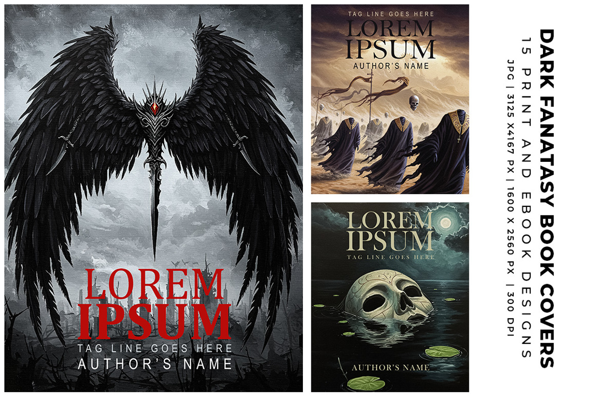 Dark Fantasy Book Covers preview 3
