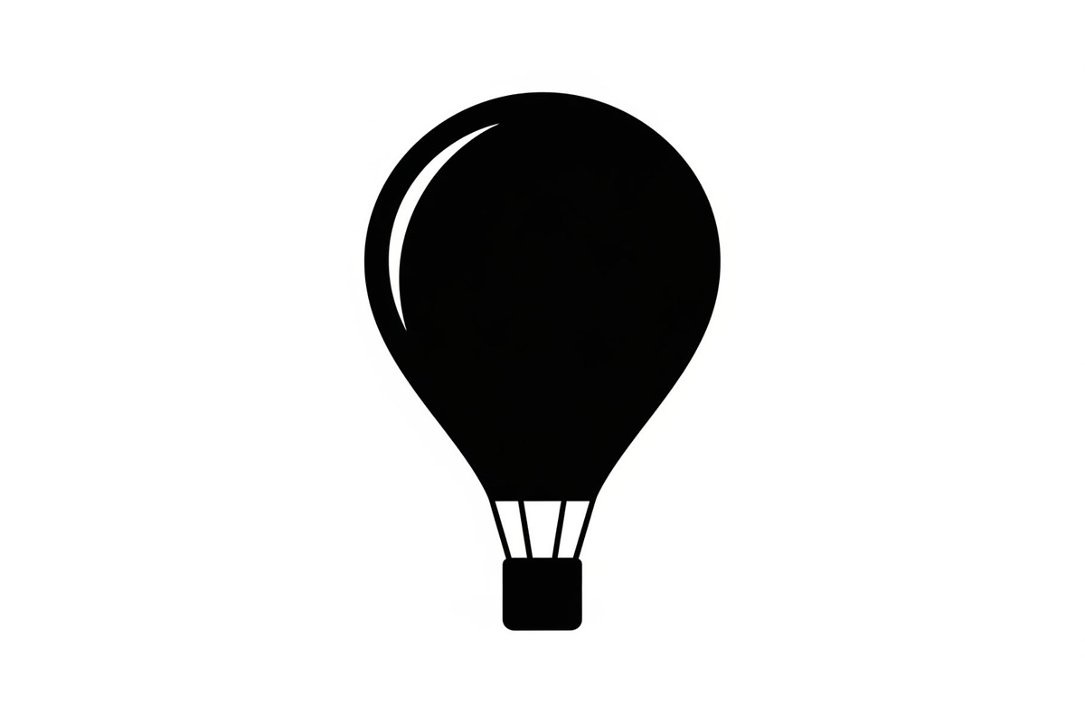 Hot Air Balloon Silhouette Bundle, an Illustration by Designer_Momina (Photo 38 of 51)