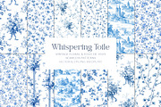 Toile Floral Seamless Patterns, a Pattern Graphic by Olya Creative (Thumbnail 1 of 22)