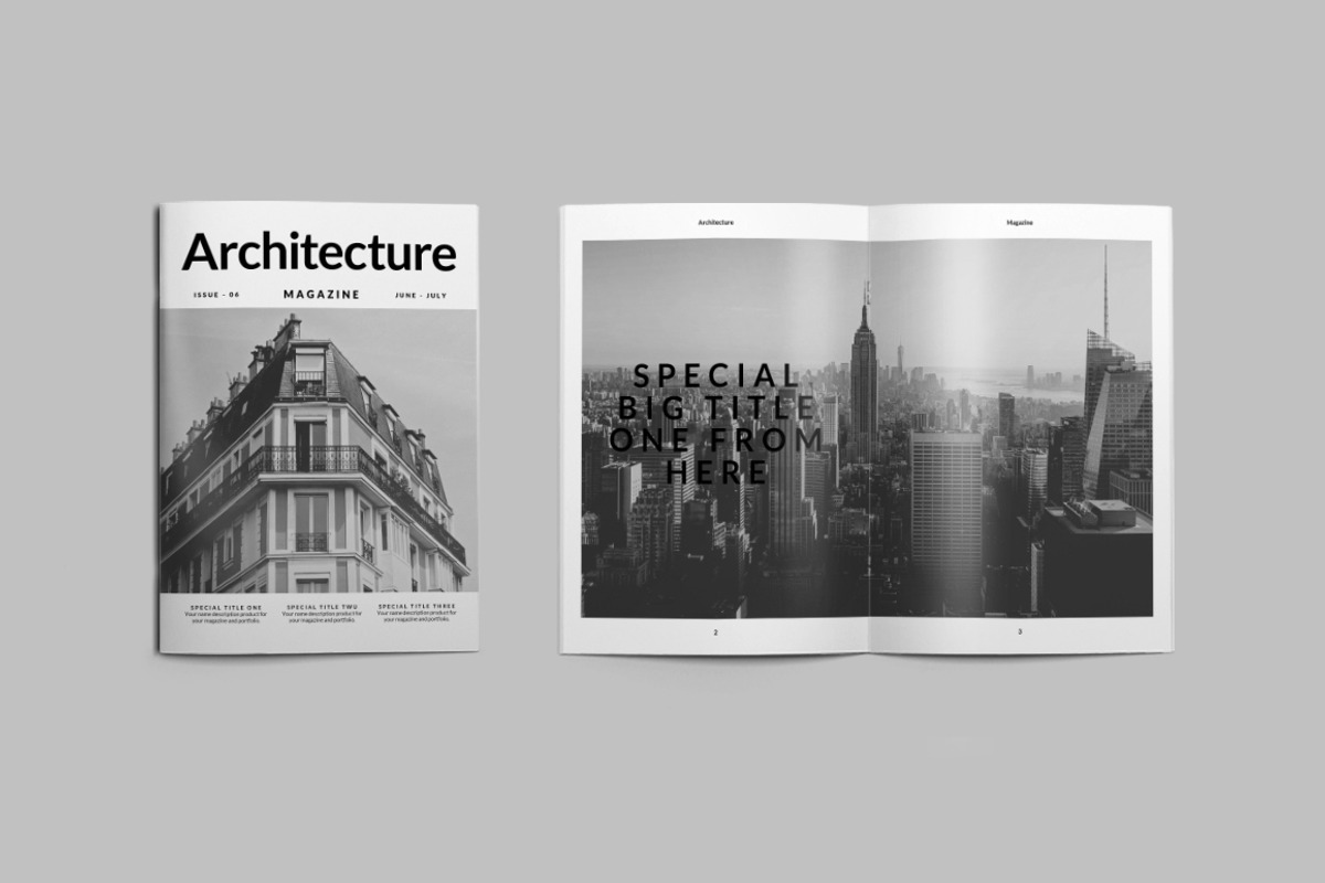 Architecture Magazine, a Magazine Template by Firtana (Photo 7 of 13)