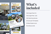 Real Estate Instagram Template Kit, a Social Media Template by Everyday Perfection (Thumbnail 4 of 11)