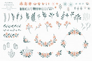 Moon Garden pattern & clipart, a Pattern Graphic by @olga.angelloz (Thumbnail 6 of 16)