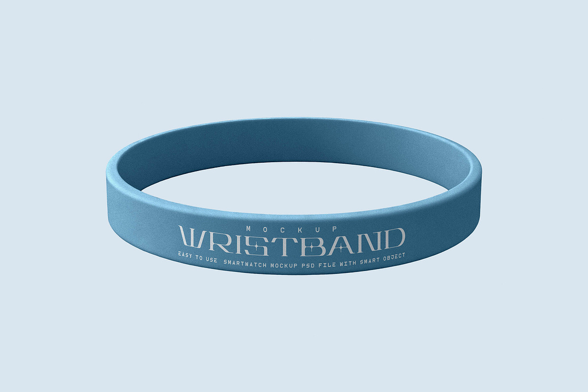 Silicone Wristband Mockup, a Product Mockup by Design Squad (Photo 4 of 4)