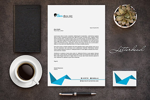 Letterhead Template, a Stationery Template by artisanHR