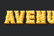 Retro circus show alphabet, an Object Graphic by RevelStockart (Thumbnail 5 of 6)
