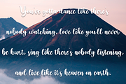Wildflower | Script Font, a Script Font by Scratchones (Thumbnail 7 of 8)
