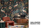 Maximalist Wallpaper Mockup PSD, a Household Mockup by 1001 mockups (Thumbnail 1 of 5)