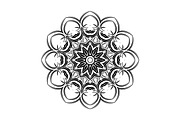 Black White Mandala Illustration Set, a Decorative Illustration by NJ Himel (Thumbnail 79 of 101)