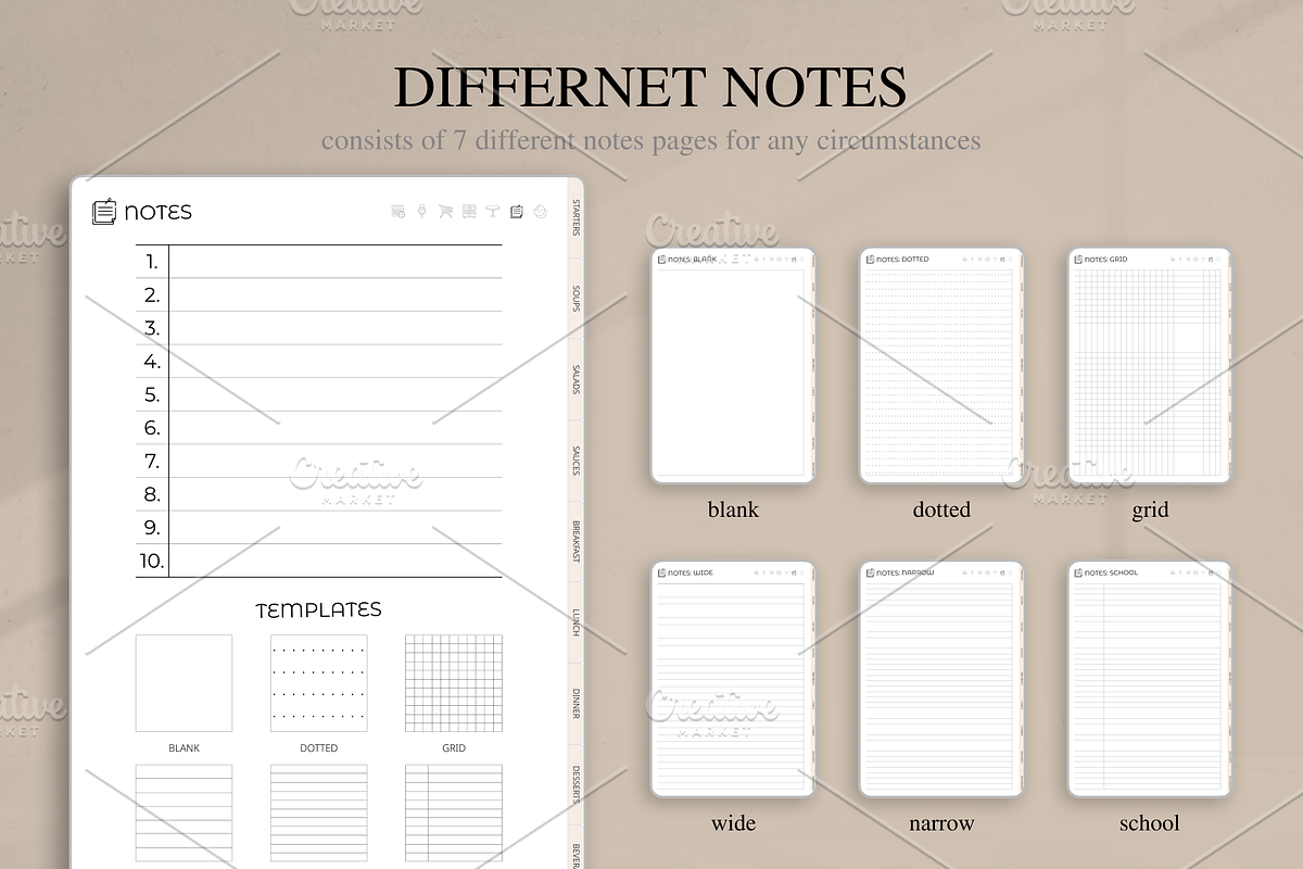 Digital Recipe Book, a Templates & Theme by Digital_Mind (Photo 9 of 9)