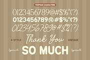 Tropique | Vintage Chic Font Pack, a Handwritten Font by Typoraith Co (Thumbnail 10 of 11)