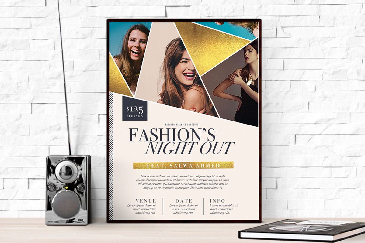 Fashion Week Flyer Template, a Flyer Template by The Flyer Press (Photo 3 of 3)