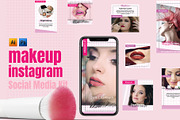 Makeup instagram social media kit, a Social Media Template by Mehul Munjani (Thumbnail 1 of 8)