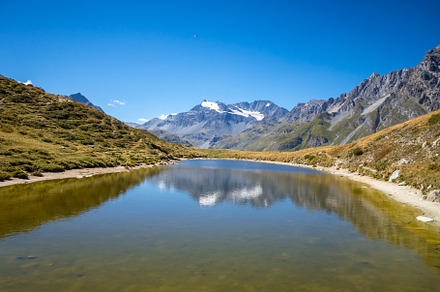 Lake of the nail, Lac du clou, in Pralognan, french alps, a Nature Photo by GoodGoods