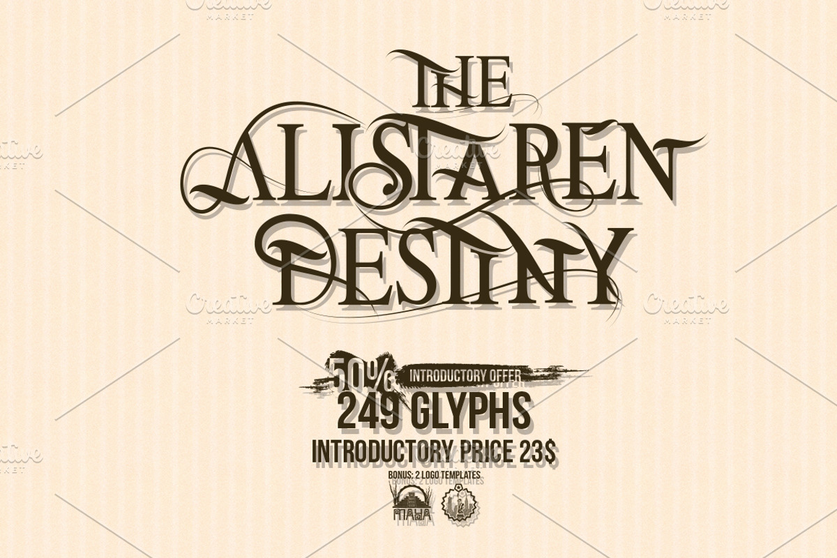 Font | The Alistaren - 50% Off! preview 2