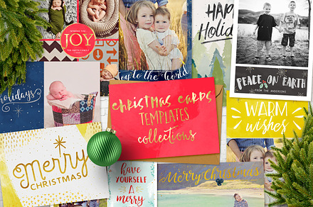 Christmas Cards Templates, a Card Template by 7th Avenue Designs