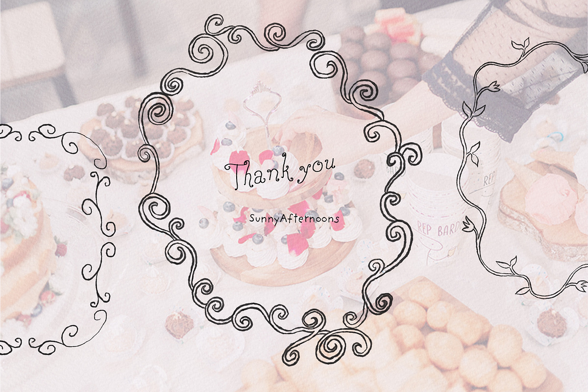 Hand-drawn Curly Frames Quirky Lines, a Decorative Illustration by SunnyAfternoons (Photo 23 of 23)