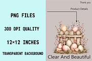 Whimsical Easter Eggs Fence Clipart, an Illustration by SVGArt (Thumbnail 4 of 7)