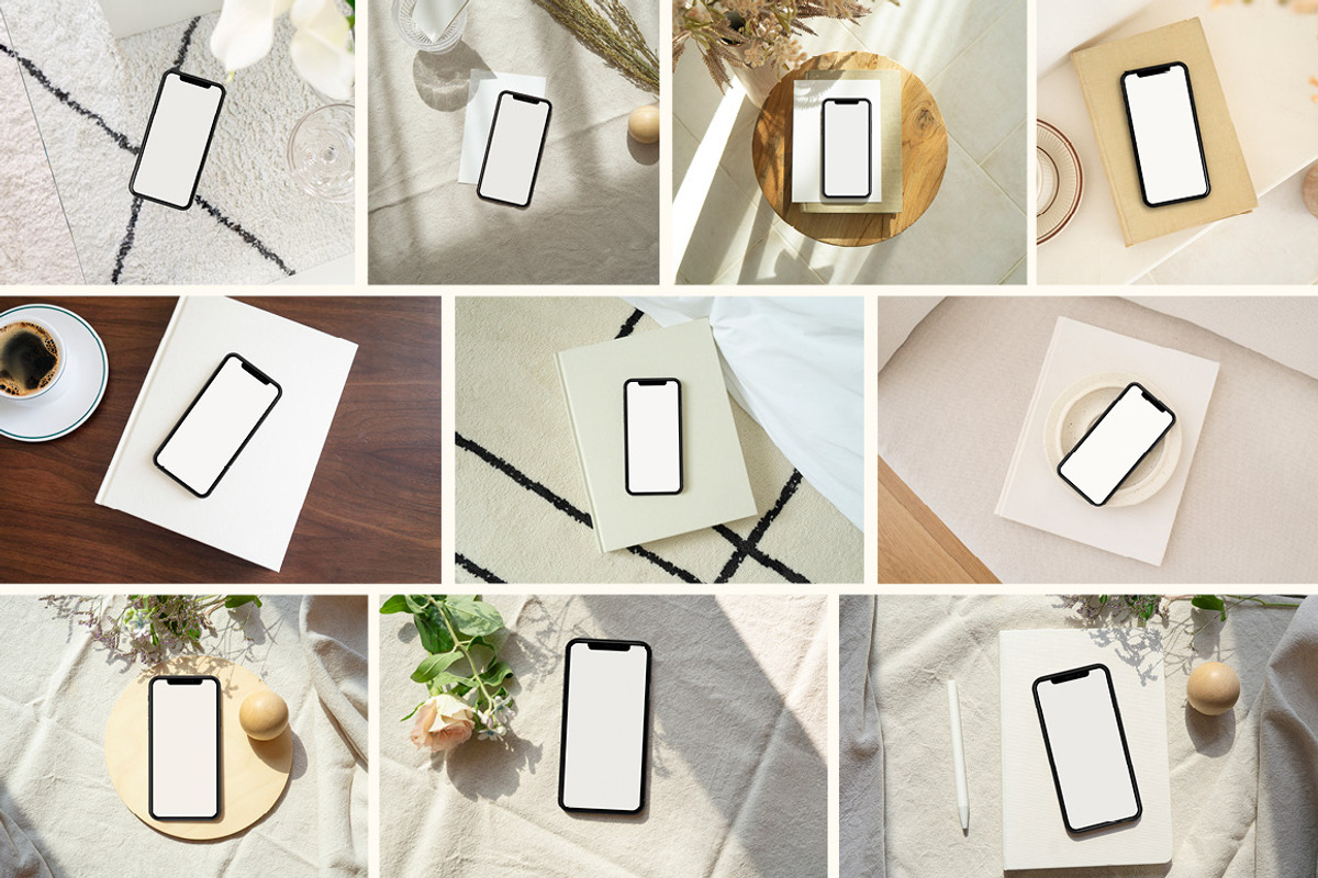 Digital Device Big Bundle, an iPhone Mockup by LOPEstudio (Photo 4 of 16)