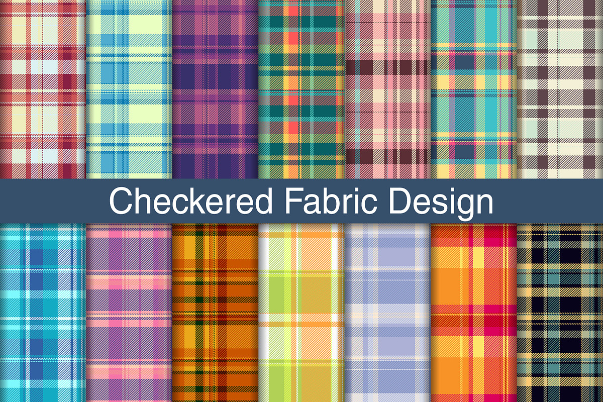 #132 Checkered Fabric Design, a Pattern Graphic by Plaid4You (Photo 1 of 5)