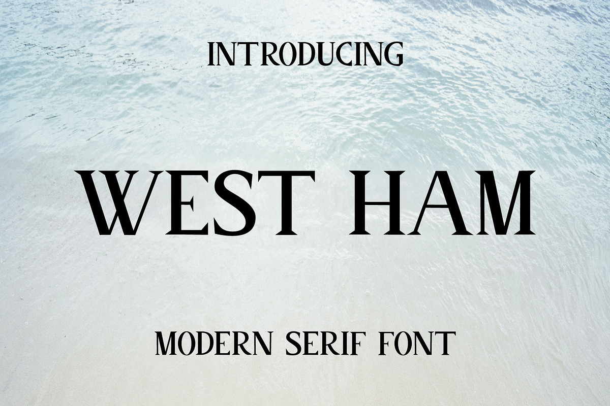 West Ham, a Serif Font by WisnoetypeCo (Photo 1 of 5)