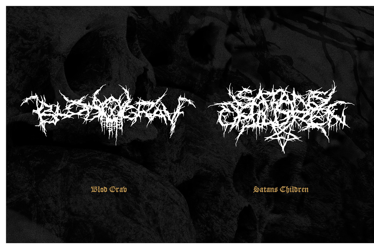 XXII Nekro, a Font by Doubletwo Studios (Photo 9 of 11)