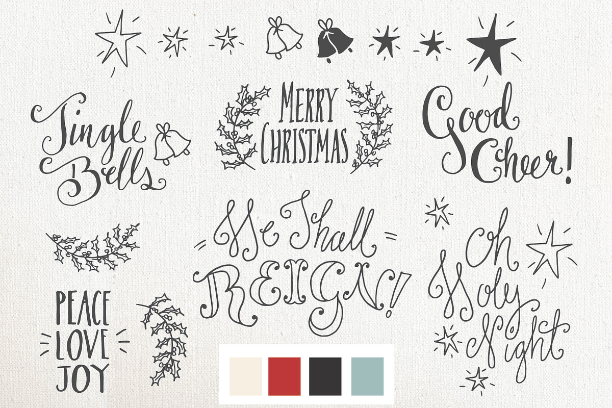 Christmas Clipart + Vectors! (Set 5) preview 2