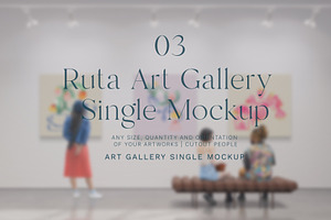 Ruta Single 03 Art Gallery Mockup