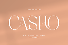 Casho - Elegant Serif Font