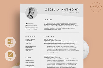 Resume/CV - The Cecilia