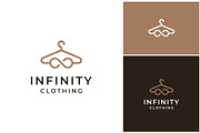 Hanger Clothing Infinity Logo, a Branding & Logo Template by ika trisiana (Thumbnail 1 of 2)