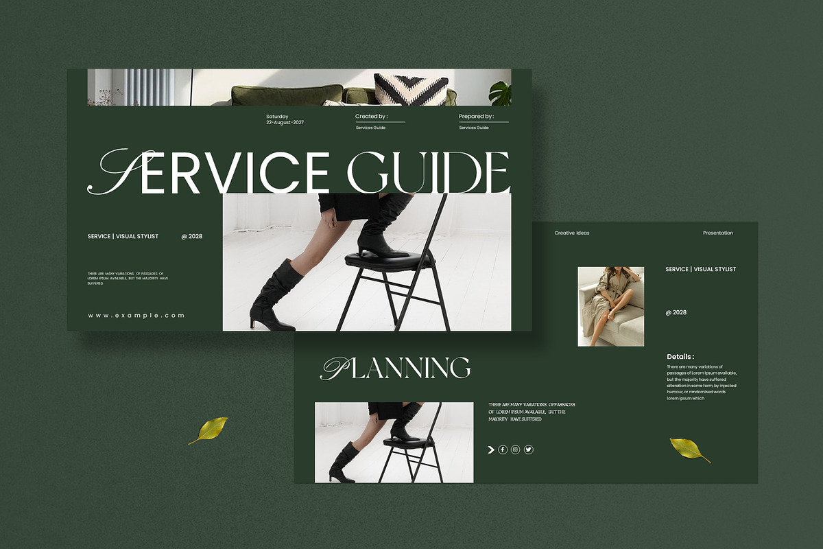 Services Guide Presentation Template, a Presentation Template by UpSolution (Photo 9 of 9)